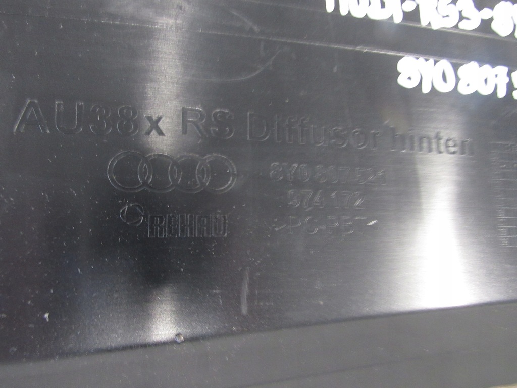 фото №9, Audi rs3 8y 2020-2023 бампер задняя спойлер