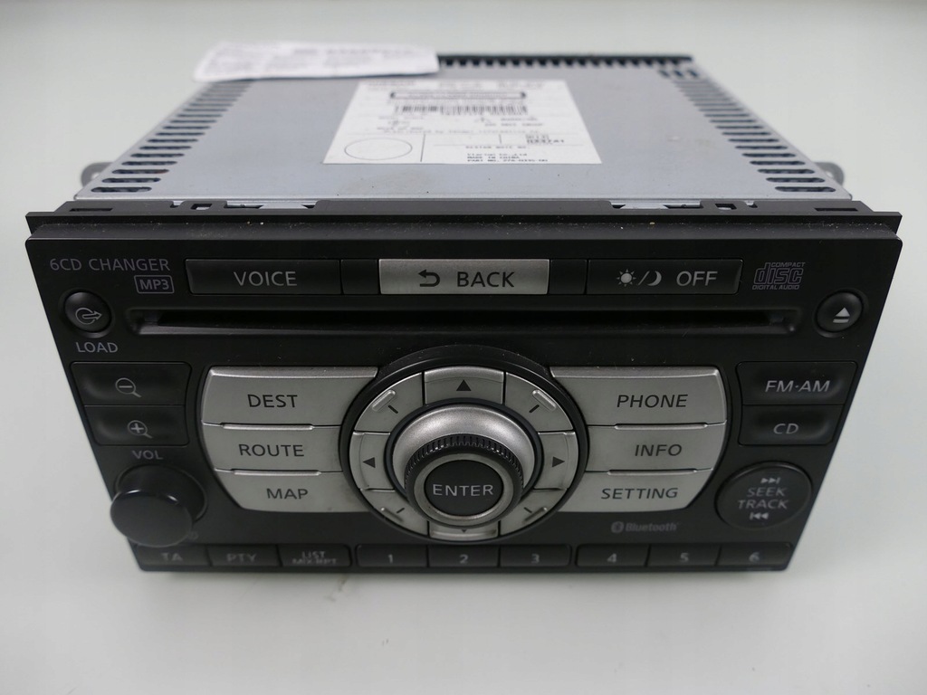 фото №1, Nissan qashqai j10 радіо cd fm navi з код