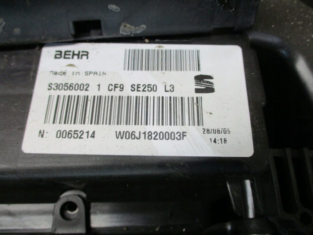 фото №6, Корпус отопителя вентилятор seat ibiza iv europa