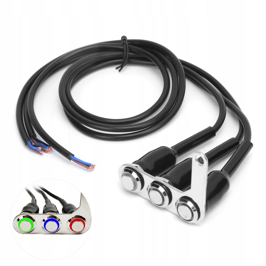 фото №10, Перемикач na кермо motocykla фара ze нержавіюча сталь нержавіючої 3p