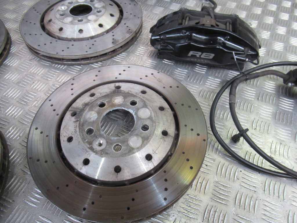 фото №8, Audi r8 5.2 fsi суппорты тормозные диски тормоза комплект