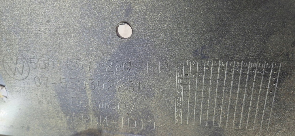 фото №11, Vw golf vii r line lift 2017- бампер передний перед