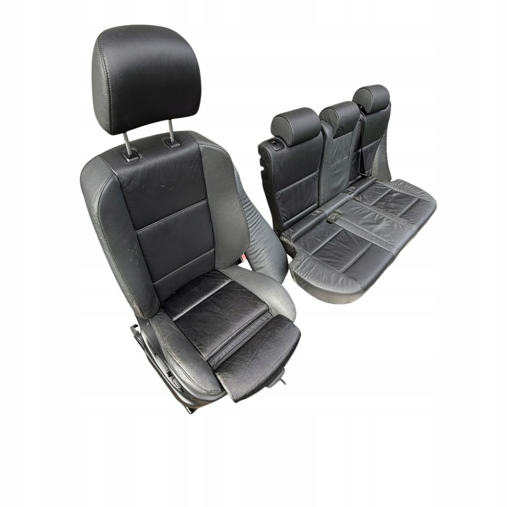 фото №7, Салон заднє сидіння сидіння обшивки оббивка шкіра bmw x5 e53 eu