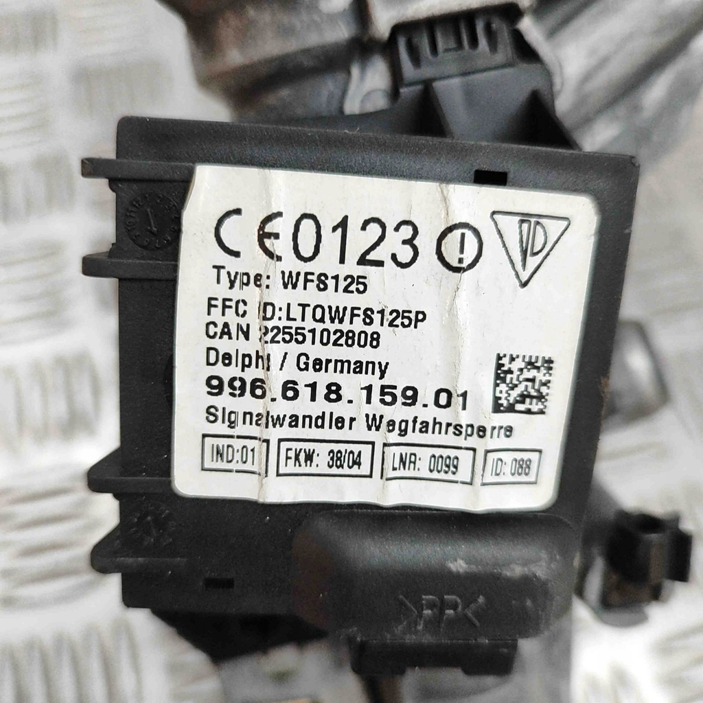 фото №8, Замок запалювання porsche 911 cabrio 996 99661815901 27980127 3.6l 254kw 2005