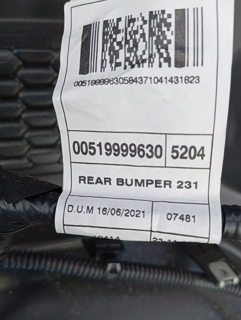 фото №9, Бампер задня задній jeep renegade 735579025 pdc новий оригінал структура