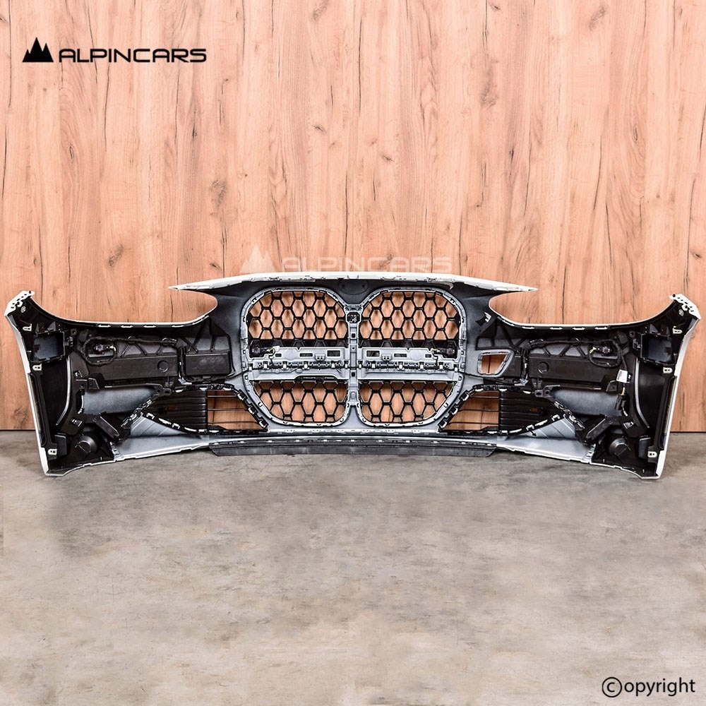 фото №6, Bmw 4 g22 g23 us бампер перед alpinweiss