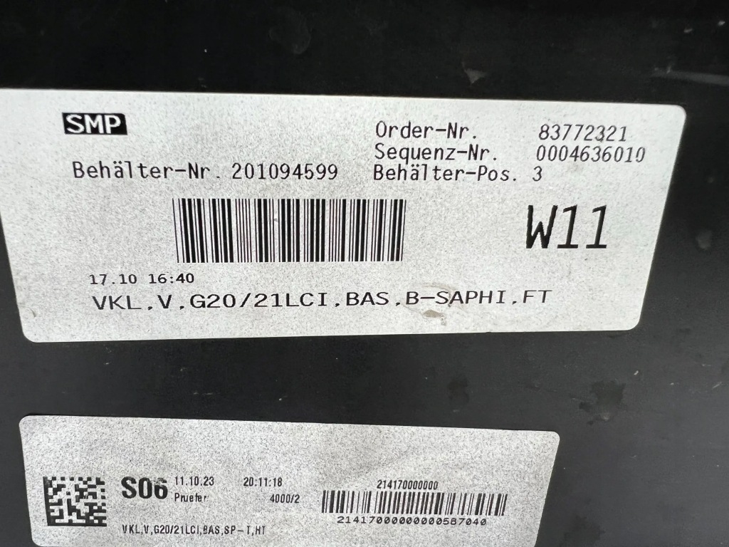 фото №9, Бампер перед передний bmw 3 g20 g21 lift lci