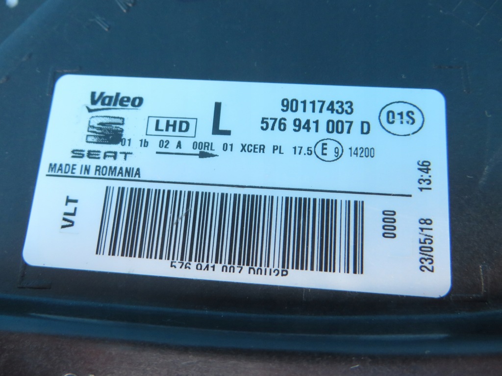 Seat ateca 576 full led фара передня ліва 576941007d Недорого