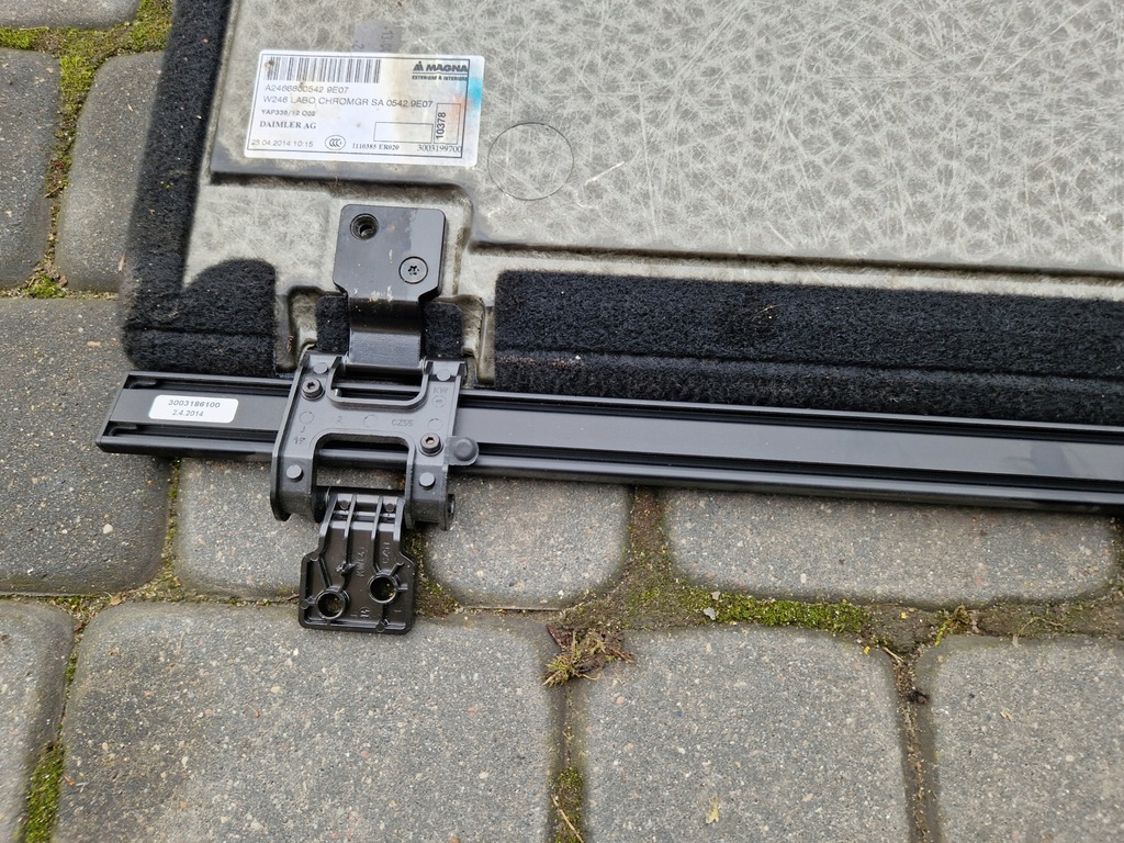 фото №9, Пол коврик обшивка багажника mercedes b-klasa w246 2011- 1.5 cdi