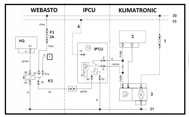 фото №3, Модуль ipcu vw блок управления вентилятора
