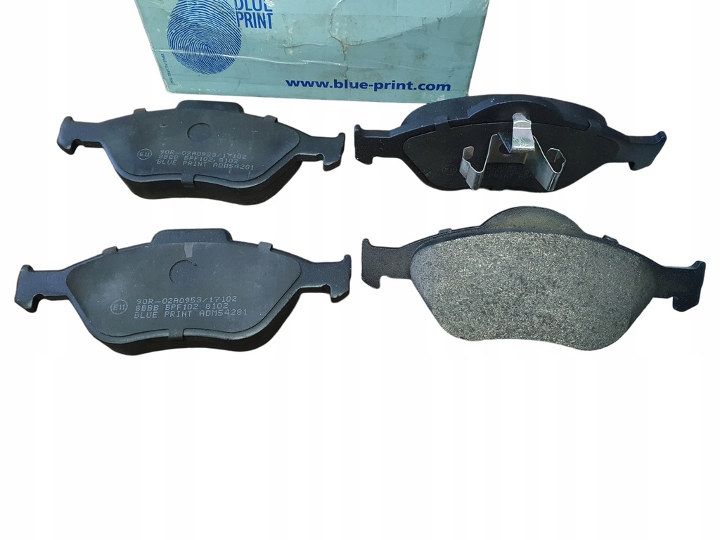 фото №1, Тормозные колодки тормозные перед blueprint ford fiesta iv puma ka fusion mazda 2