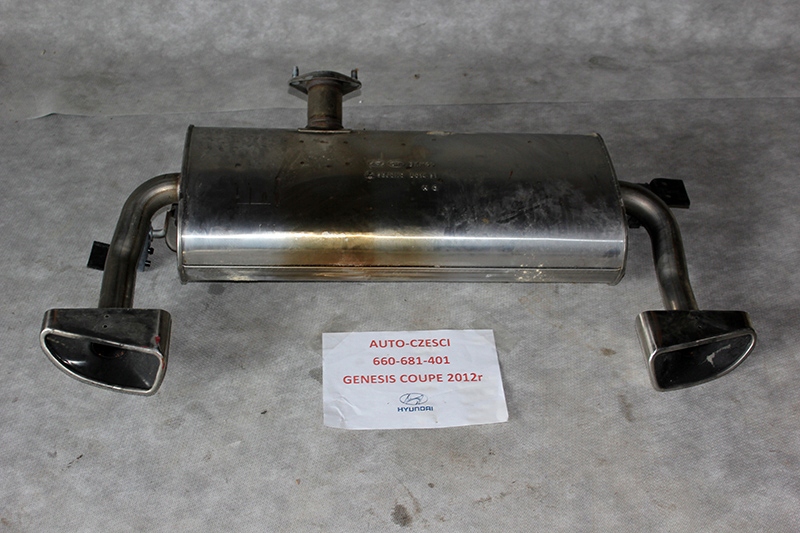 фото №1, Hyundai genesis coupe выхлоп гаситель труба 2,0 3,8