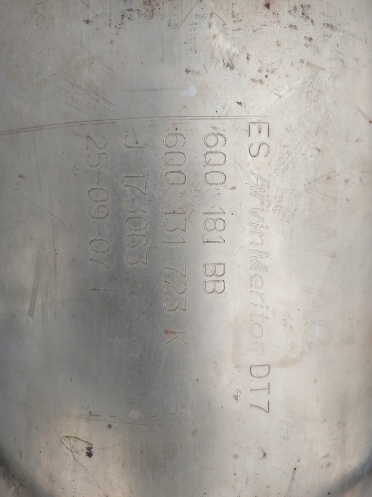 фото №6, Фильтр dpf vw. 1,4 tdi. 6q0181bb. vw ag