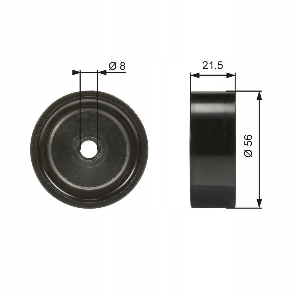 фото №1, Ролик натяжная ремень поликлиновый dacia logan sandero nissan kubistar rena