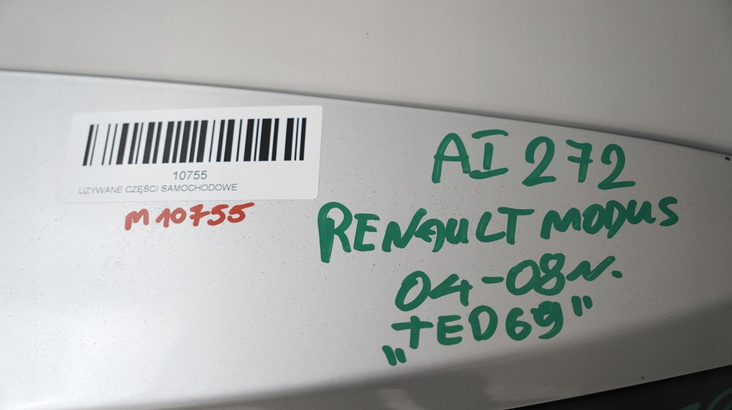 фото №9, Кришка багажника багажника задня renault modus lift 08-12r ted69