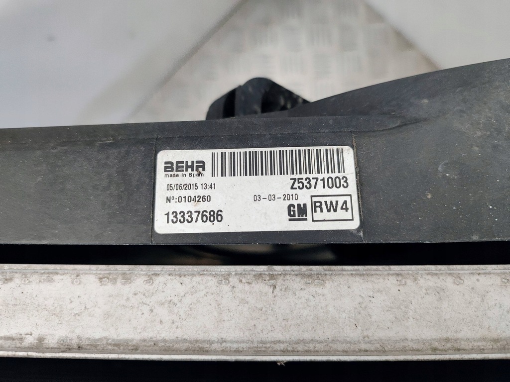 фото №14, Opel meriva b 2015 радіатор / комплект