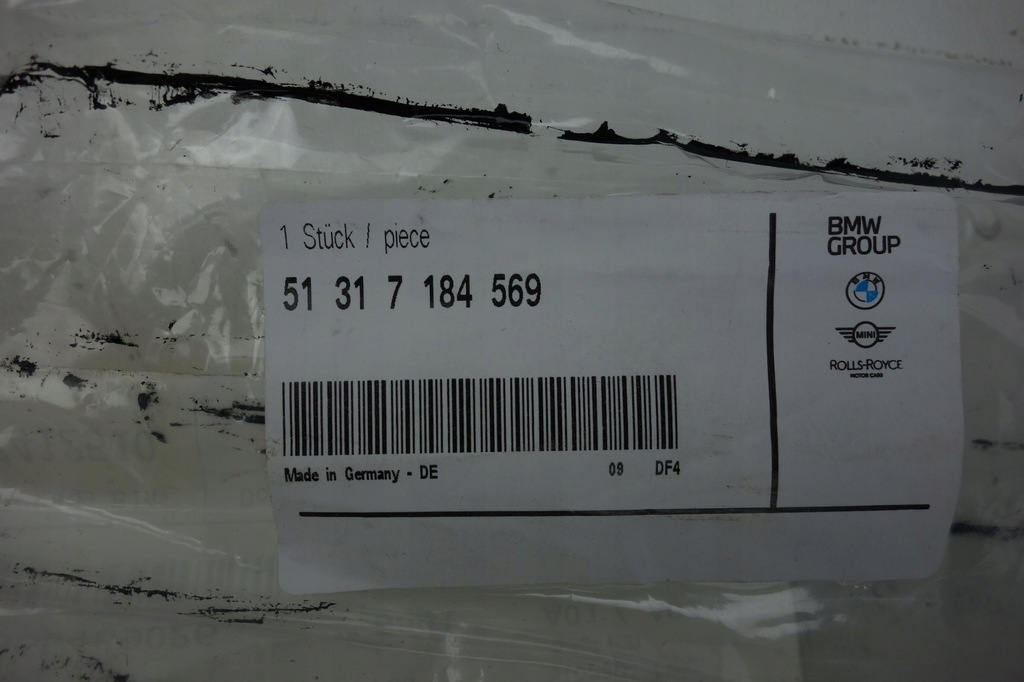 фото №9, Bmw 7 f01 f02 прокладка нижняя задний стекло nowa! oe! 7184569