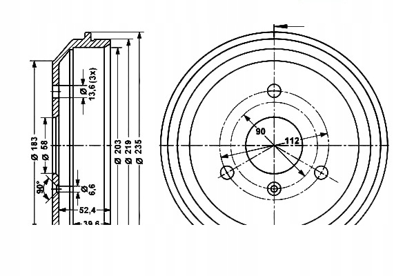 Купити Ate гальмівні барабани гальмівні smart кабріолет  city-coupe crossb
