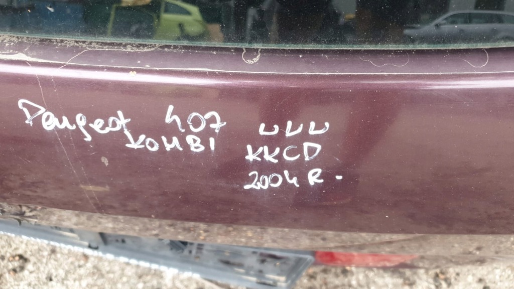 фото №9, Кришка багажника багажника kkcd peugeot 407 kombi sw