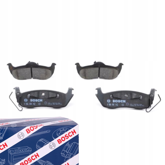 фото №1, Bosch 986 494 142 набор тормозных колодок тормозных, тормоза дисковые