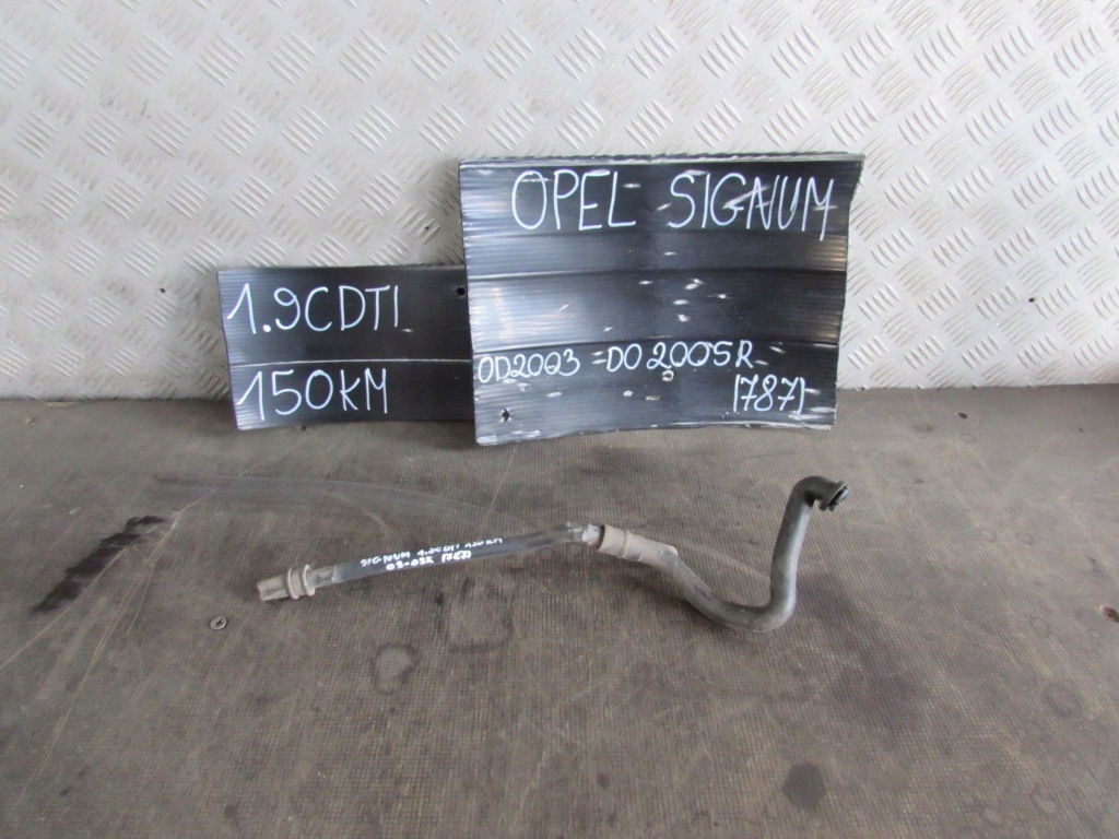 Трубка патрубок opel signum 1.9 cdti 03-05 в Україні