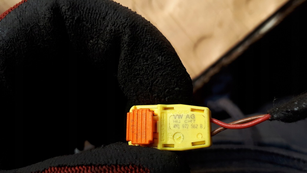 фото №10, S4 b9 a4 8w штекер колодка подушка безопасности 4m1972562b a5 8w