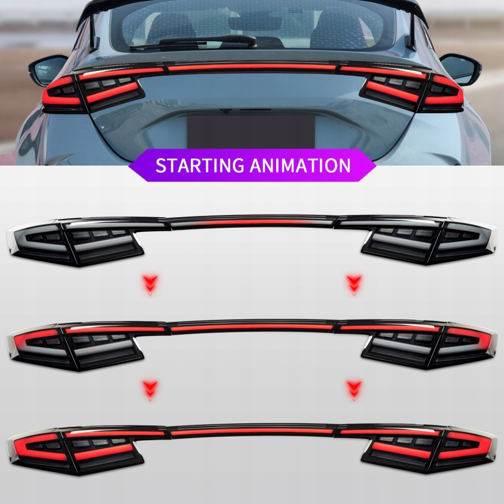 Фонари задние full led к задних света honda civic хэтчбек type-r 2021-2025 Доставка