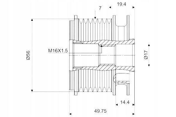 Шкив генератора mercedes valeo Цена