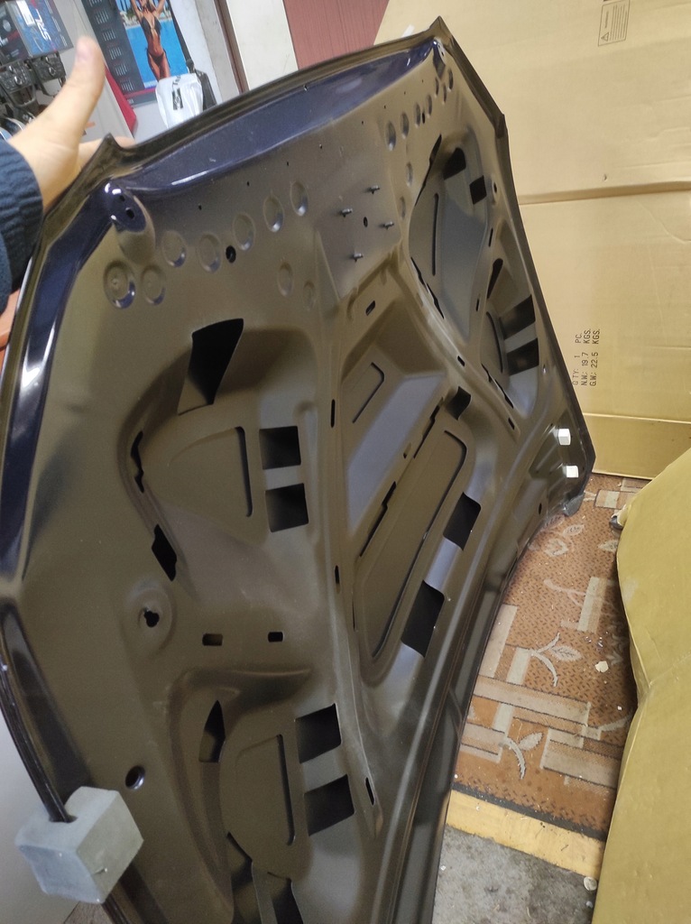 фото №7, Крышка двигателя капот audi q5 lz5a 8r przedlift