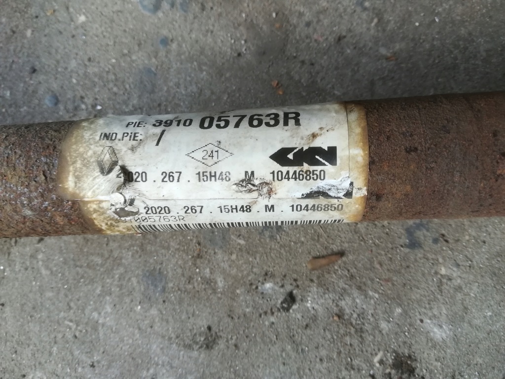 фото №1, Renault zoe ii приводной вал правая 391005763r warszawa