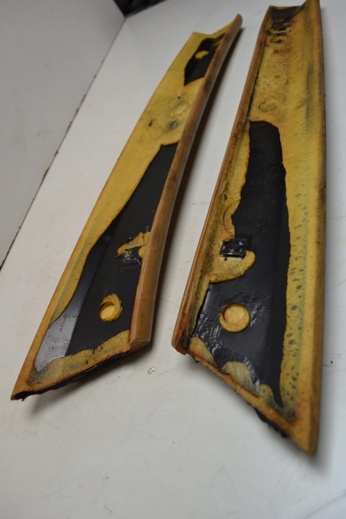 фото №5, Mercedes w123 накладки защита стоек передних a