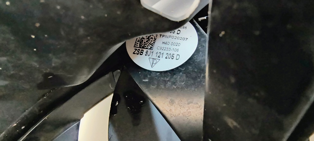 фото №14, Вентилятор правий porsche taycan 9j1 audi e-tron rs 4j3