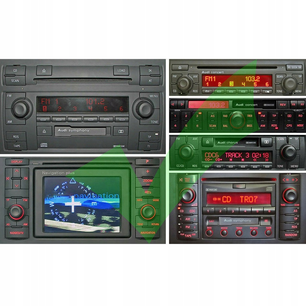 фото №13, Адаптер модуль bluetooth audi 20pin/8pin dla audi a2 a3 8l 8p a4 b5 b6 b7