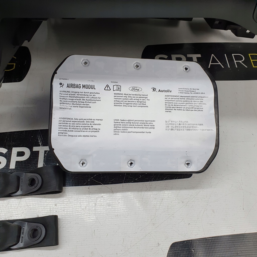 фото №7, Focus mk3 iii 3 приборная панель консоль подушки безопасности ремни подушка безопасности