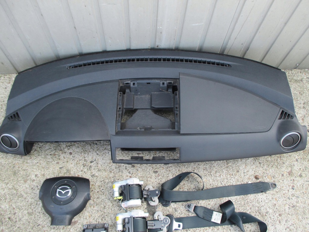 фото №7, Mazda 2 ii 02-07 консоль ремни подушки безопасности датчик