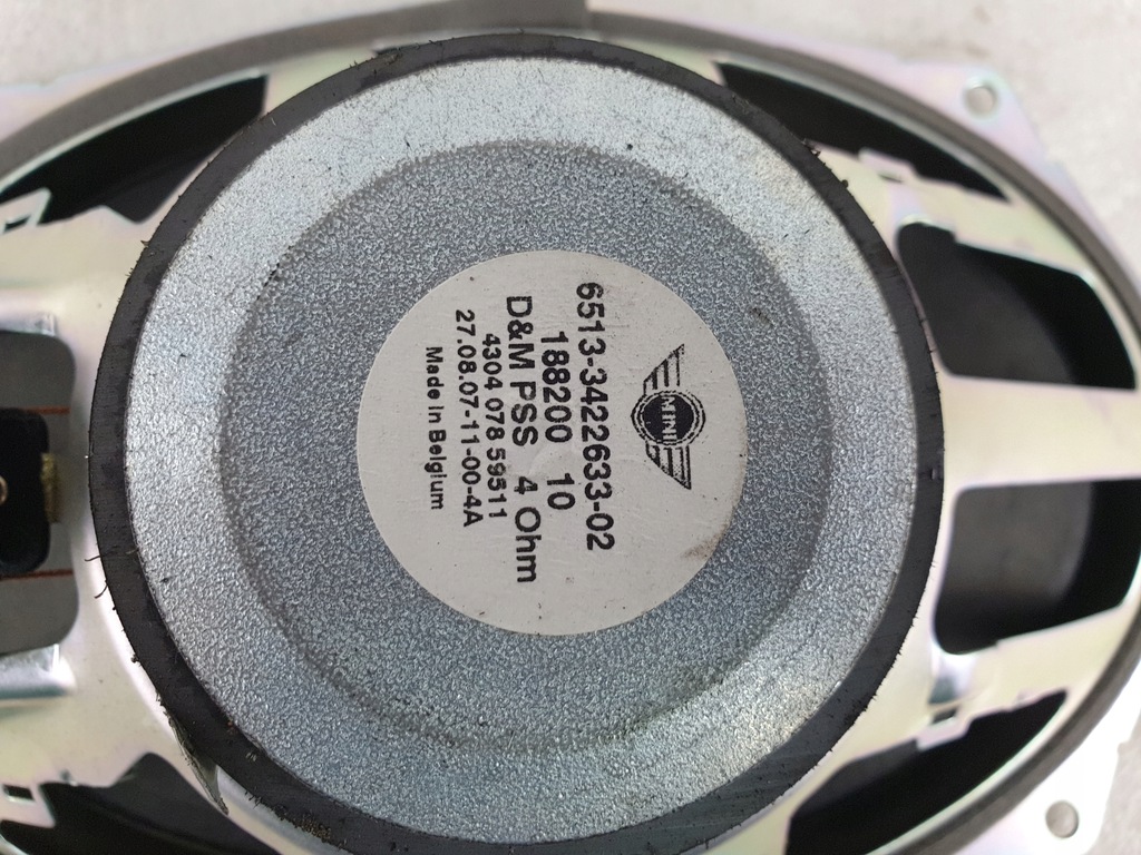 фото №4, Mini cooper r56 r59 r55 динамик задний низкочастотный