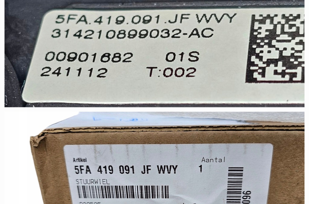 фото №16, Повітропровід шкіряний багатофункціональний seat leon iv fr 5fa419091jf oryg nowa