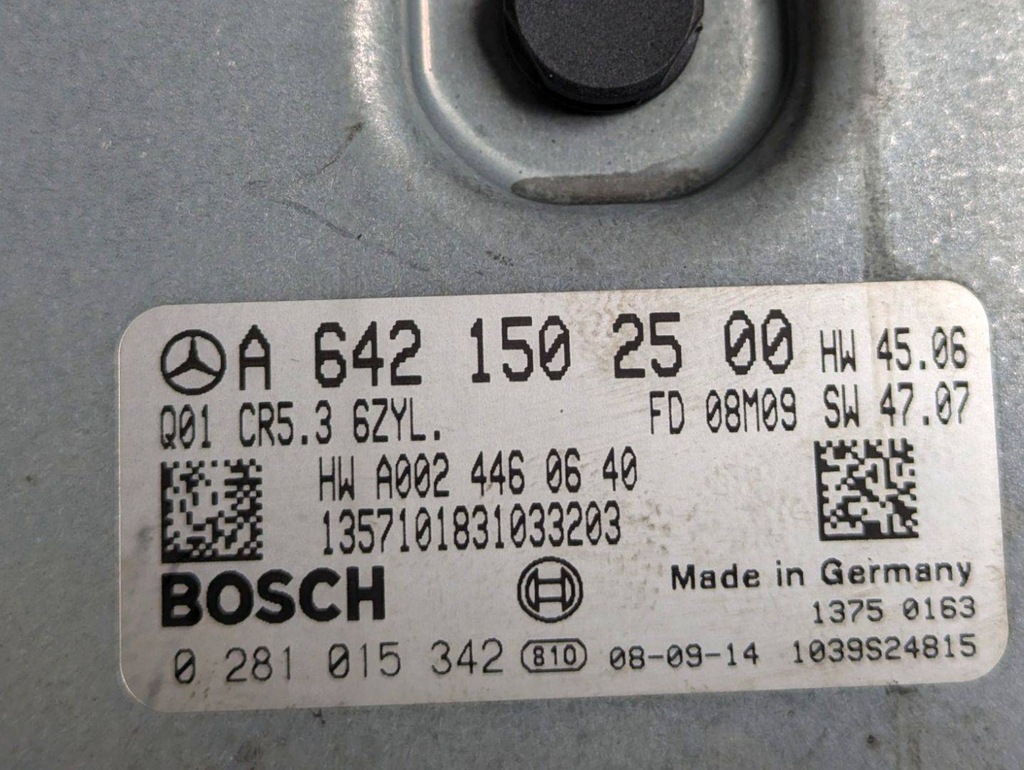 фото №8, Набор стартовый mercedes-benz s-class w221 2009 a6421502500