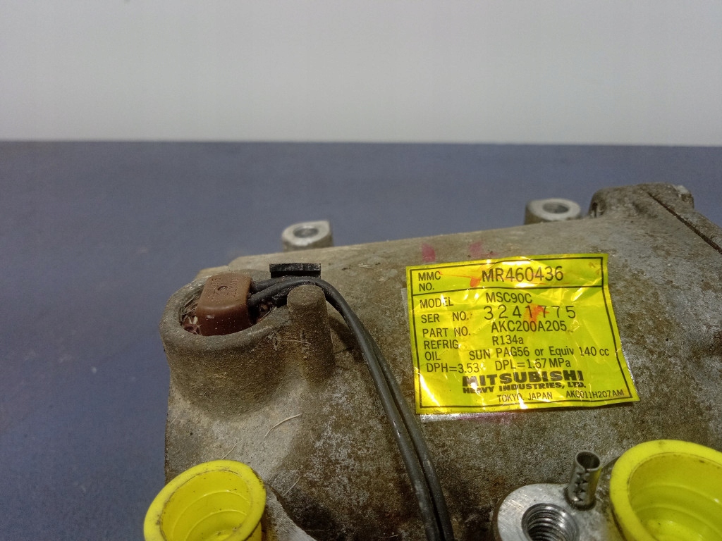 фото №5, Mitsubishi lancer vii 1.6 16v 4g18 компрессор кондиционера mr460436