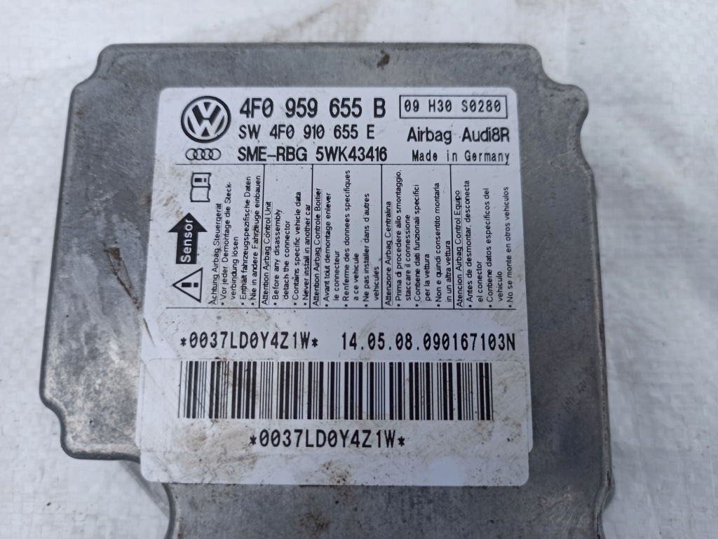 фото №5, Audi a6 c6 4f модуль датчик подушка безпеки 4f0959655b