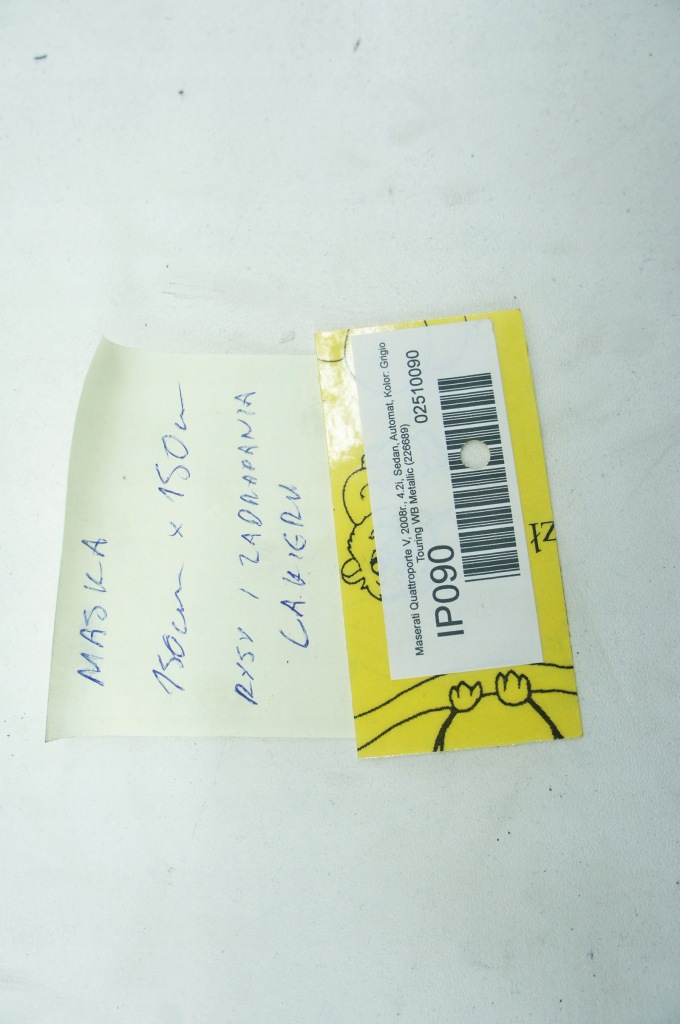 Ip090 maserati quattroporte v капот grigio touring Доставка