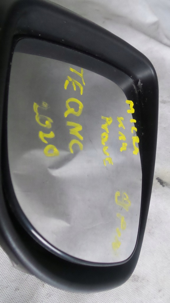 фото №11, Зеркало правое nissn micra k14 белый teqnc 9 кабели 2020 rok