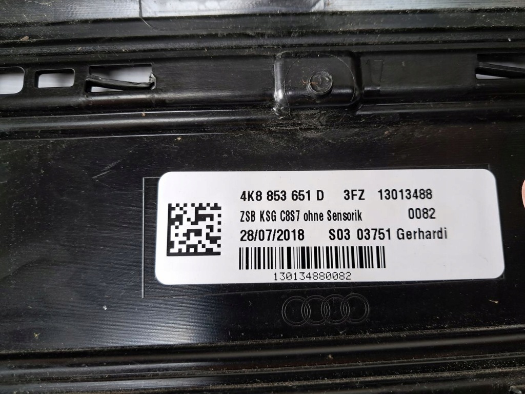 фото №14, Решётка радиатора решётка радиатора audi s7 c8 s-line 2018-2023 4k8853651d black