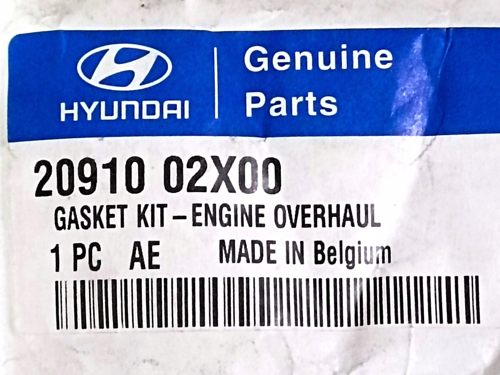 фото №11, Набір прокладка ущільнювачі головки двигуна 1.1 hyundai i10 2007-13 новий оригінальний номер