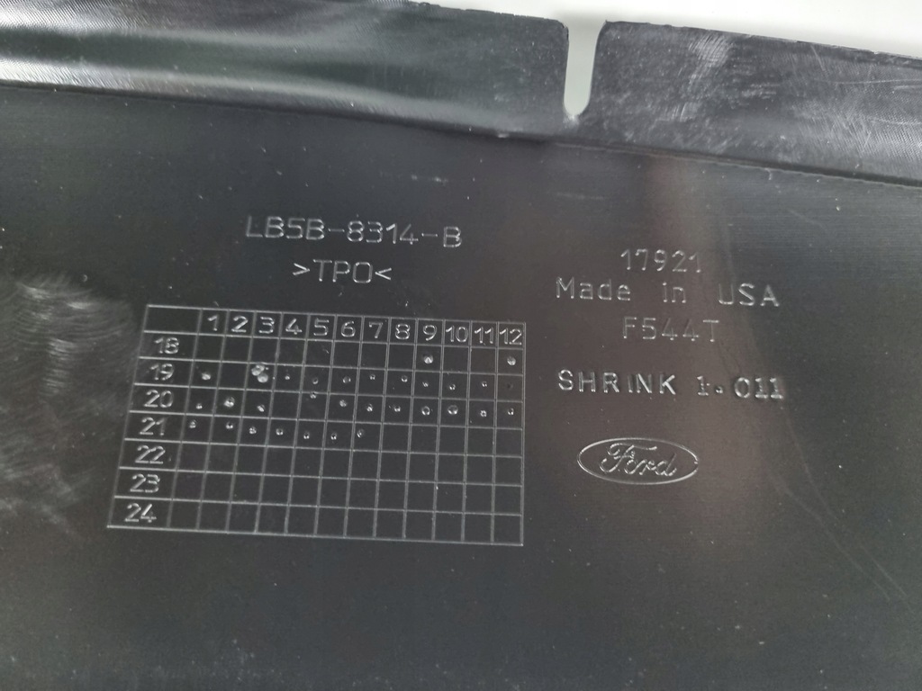 фото №8, Ford explorer 2018- тунель повітропровід повітря впуск ловець lb5b-8314-b