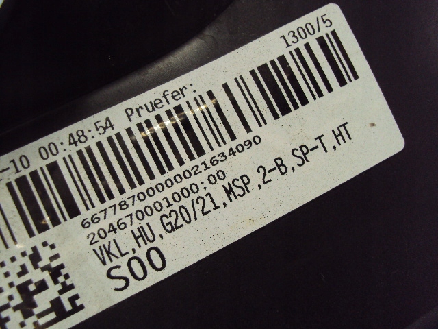 Накладка спойлер бампера задня bmw 3 g20 m-pakiet Недорого