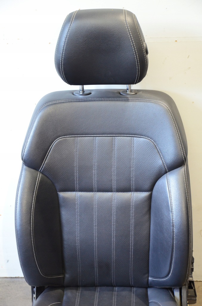 фото №14, Mercedes x166 gl сиденье 7 мест кожа czarna kompl