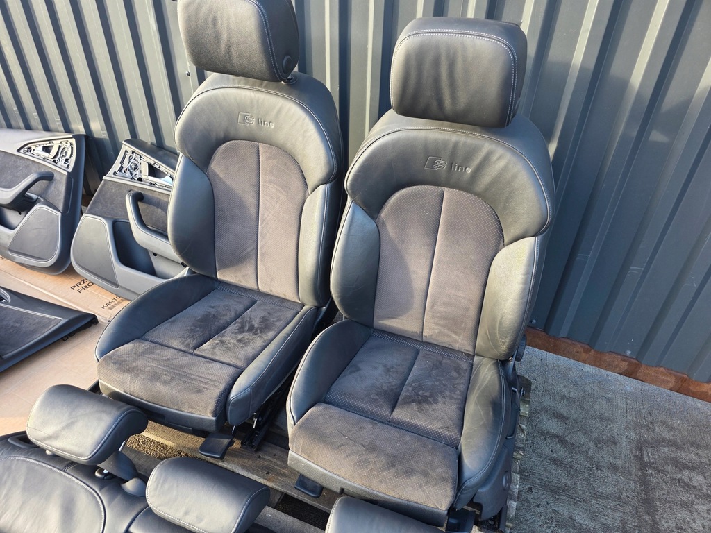 фото №8, Сидіння сидіння s line шкіра + alcantara з підігрівом europa комплект !!!