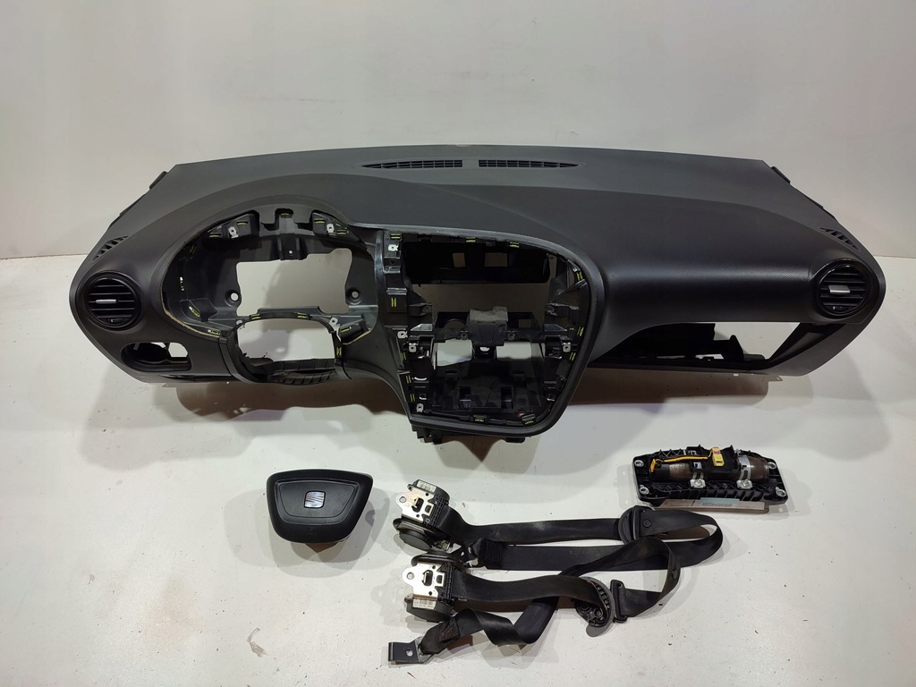 фото №5, Seat leon 2 ii приборная панель консоль подушка безопасности подушки безопасности ремни