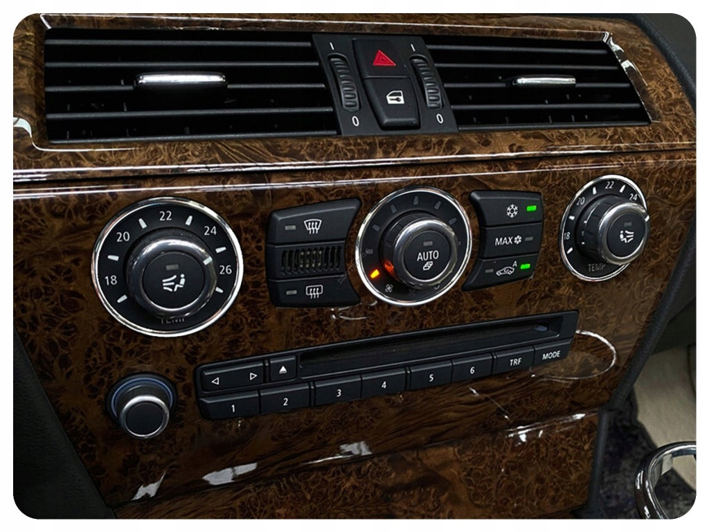 Купити Bmw e60 e61 e63 polerowane aluminiowe кільця керування обігрів